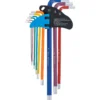 BGS Winkelschlüssel-Satz Multicolour extra lang Innensechskant 1,5 - 10 mm 9tlg. - 74456
