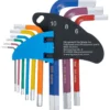 BGS Winkelschlüssel-Satz Multicolour kurz Innensechskant 1,5 - 10 mm 9tlg. - 74454