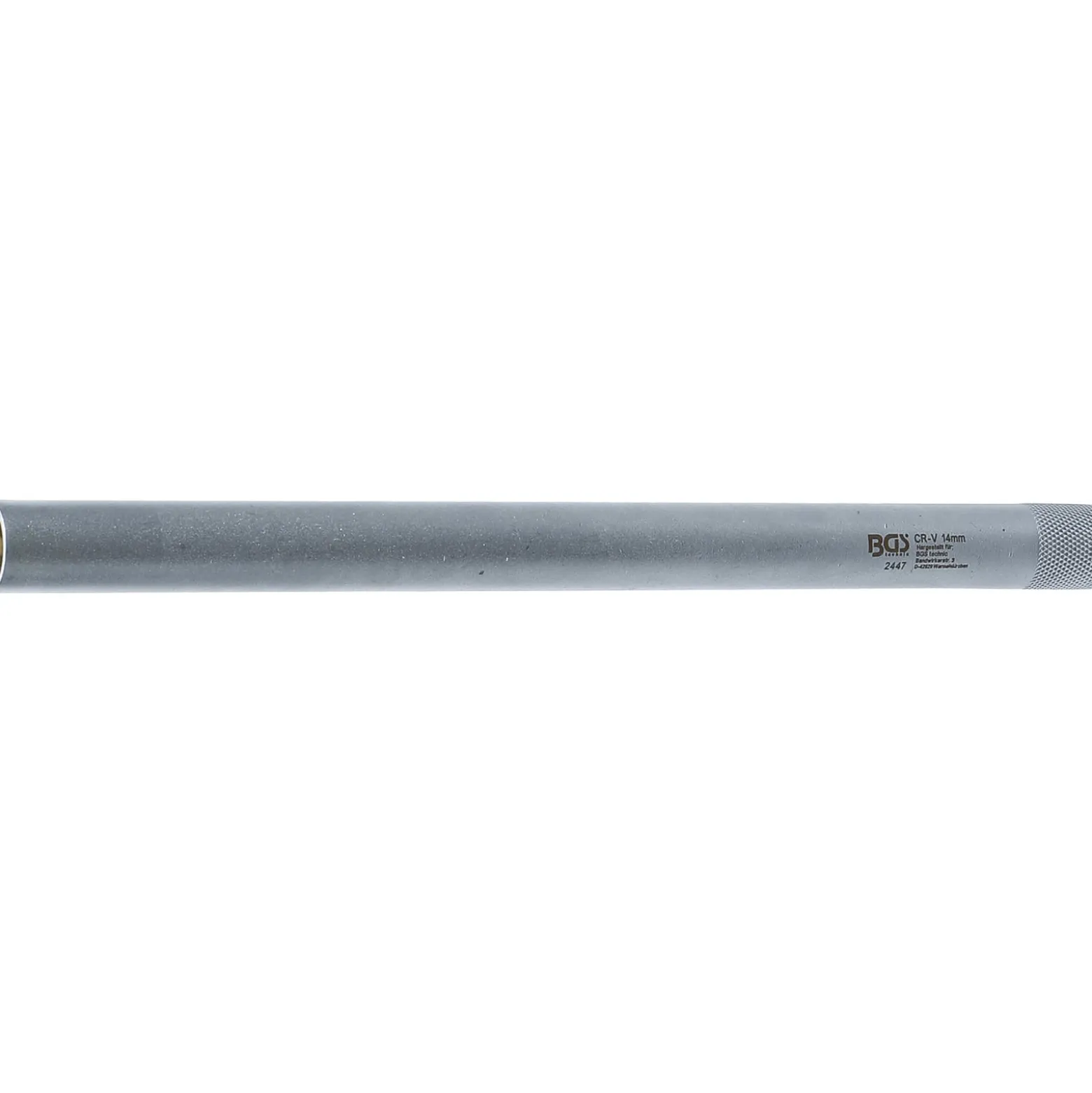 BGS Zündkerzen-Einsatz mit Magnet Zwölfkant extra lang Antrieb Innenvierkant 10 mm (3/8") SW 14 mm - 2447
