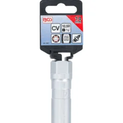 BGS Zündkerzen-Einsatz Sechskant Antrieb Innenvierkant 12,5 mm (1/2") SW 14 mm - 2407