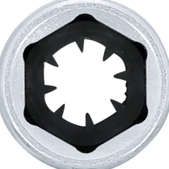 BGS Zündkerzen-Einsatz Sechskant Antrieb Innenvierkant 12,5 mm (1/2") SW 14 mm - 2407