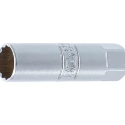 BGS Zündkerzen-Einsatz Zwölfkant Antrieb Innenvierkant 10 mm (3/8") SW 14 mm - 2791