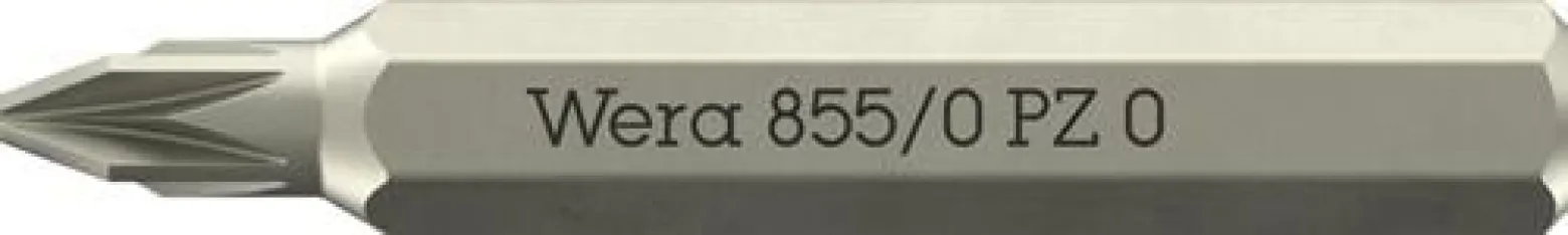 Bit 855/0 Micro PZ 0 L.30mm WERA