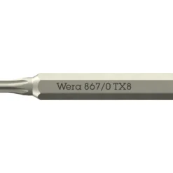 Bit 867/0 Micro TX 8 L.30mm WERA