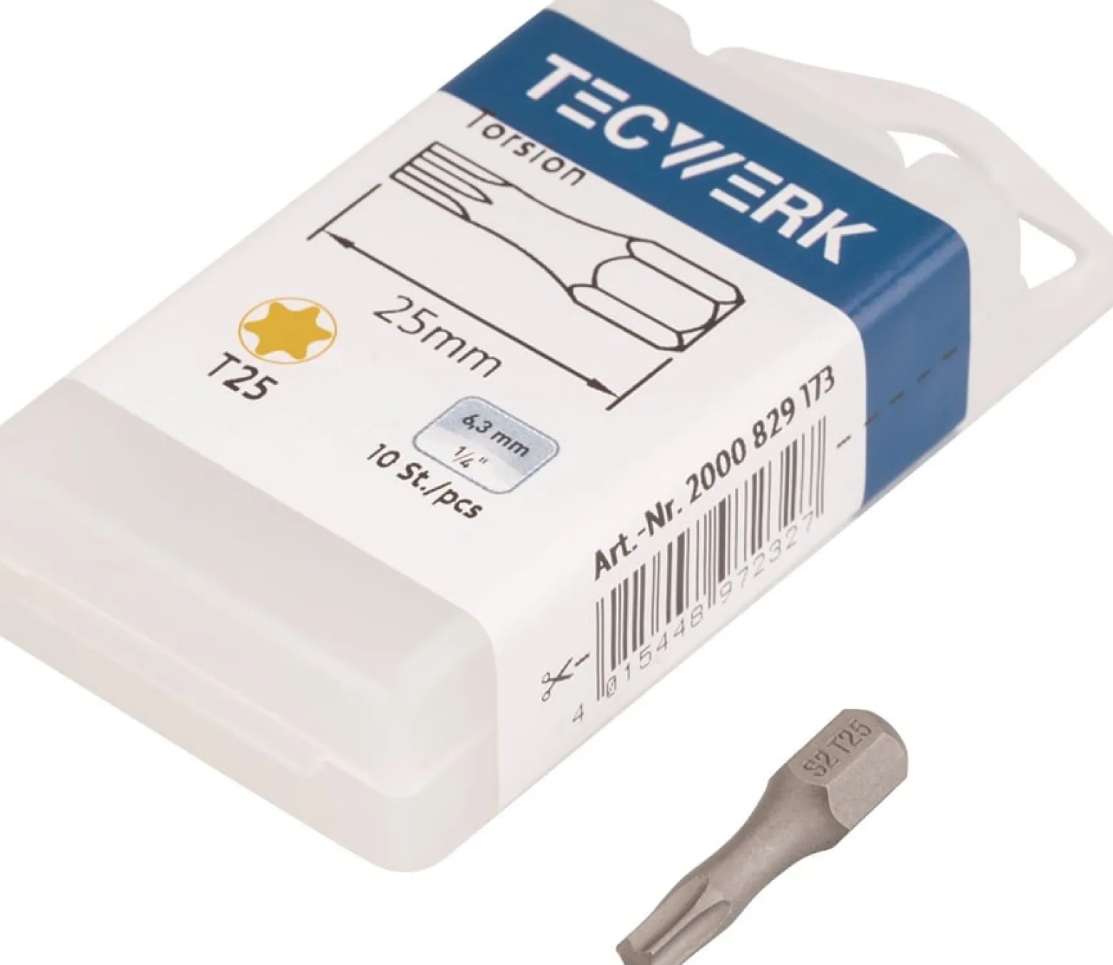 Bit P829173 1/4 Zoll T 25 L.25mm TZ TECWERK