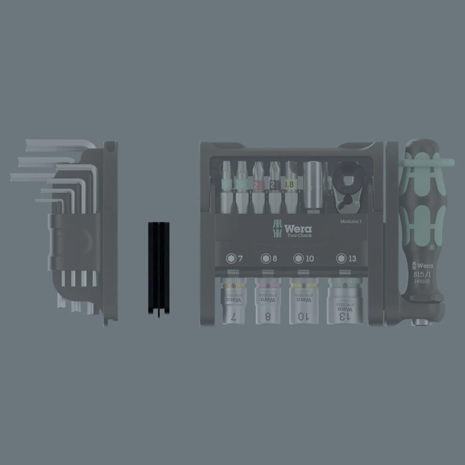 Bitsortiment Tool-Check Modular Set 1 50-tlg.WERA