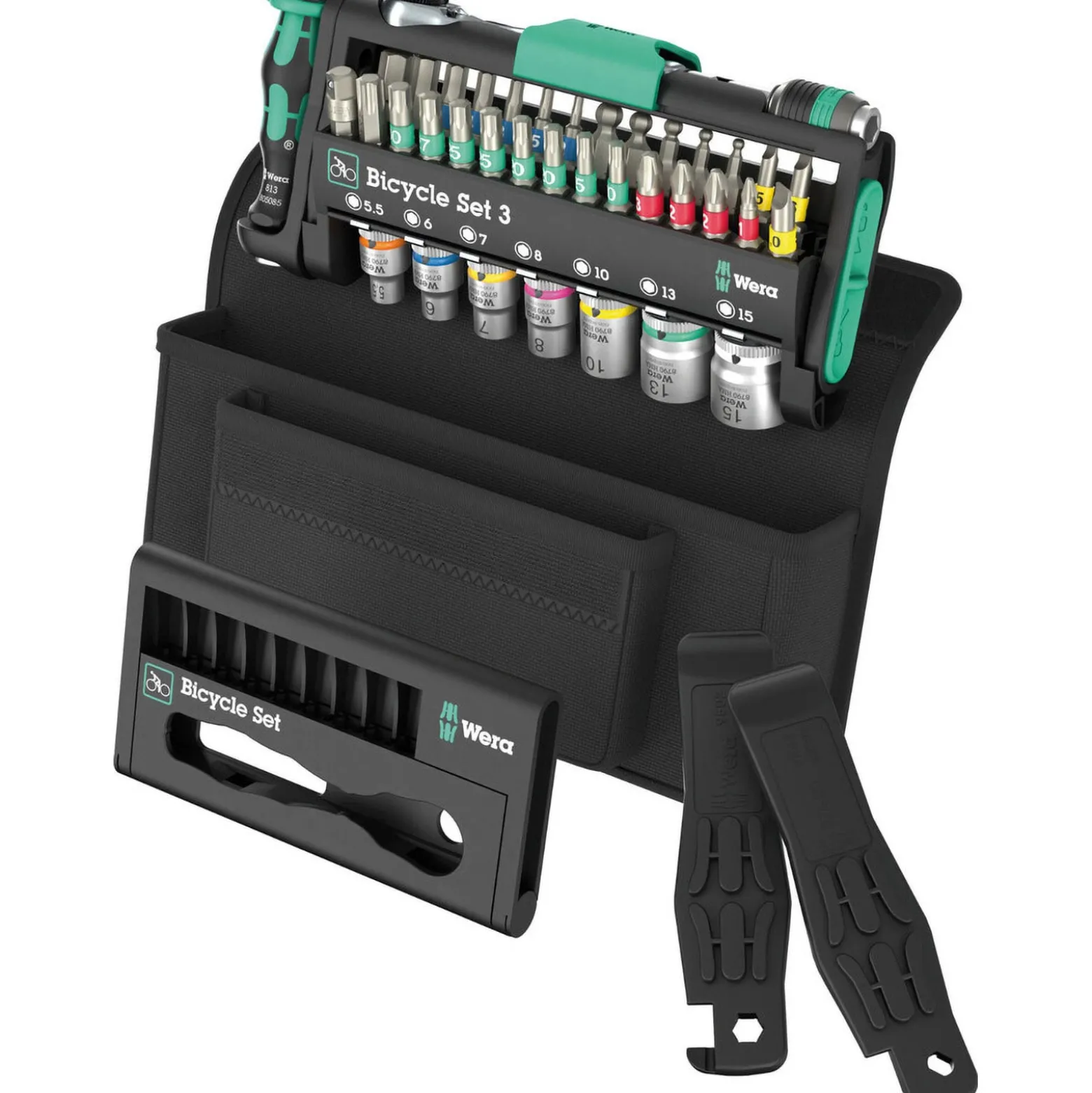 Bit-/Steckschlüsselset Bicycle Set 3 41-tlg.BZT PH/TORX®/Schlitz/6-KT.WERA