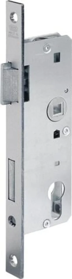 BKS Glastür-Einsteckschloss 0007 PZW 20/45/72/8mm DIN R silber ktg - 71016