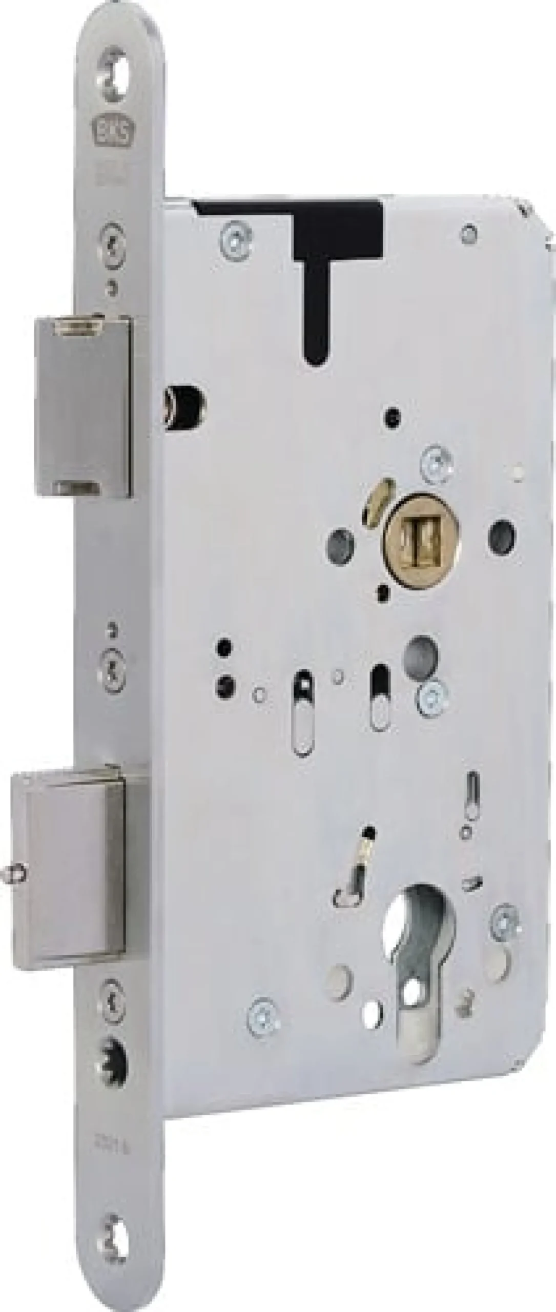 BKS Panik-Einsteckschloss 2321 Fkt.B rd 20/65/72/9mm DIN re.VA 2-flg - B-23210-04-R-8