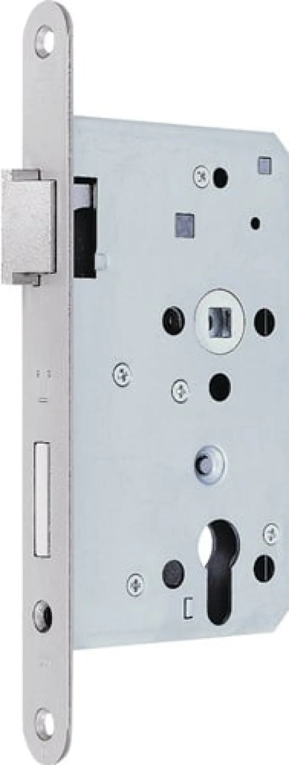 BKS Panik-Einsteckschloss 1201 Fkt.D rd 20/55/72/9mm DIN R VA - B-12010-34-R-8