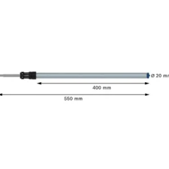 BKS ZT-Einsteckschl.0215 BAD 20/ 55/78/8mm DIN L silber rd Kl 1 Ku - 2150049
