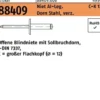 Blindniete R 88409 großer FLAKO 4x16 Niet Aluminium/Dorn Stahl verz. 500St.