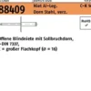 Blindniete R 88409 großer FLAKO 4,8x20 Niet Aluminium/Dorn Stahl verz. 250St.