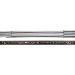 BMI Gliedermaßstab L.2m B.14mm mm/cm EG II Alu.schwarz - 961200044S
