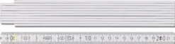 BMI Gliedermaßstab 9072 L.2m B.16mm mm/cm EG III Buche weiß - 976907200