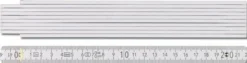 BMI Gliedermaßstab 9072 L.2m B.16mm mm/cm EG III Buche weiß - 976907200