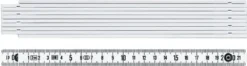 BMI Gliedermaßstab 1042 L.2m mm/cm EG III Ku.weiß - 943104200
