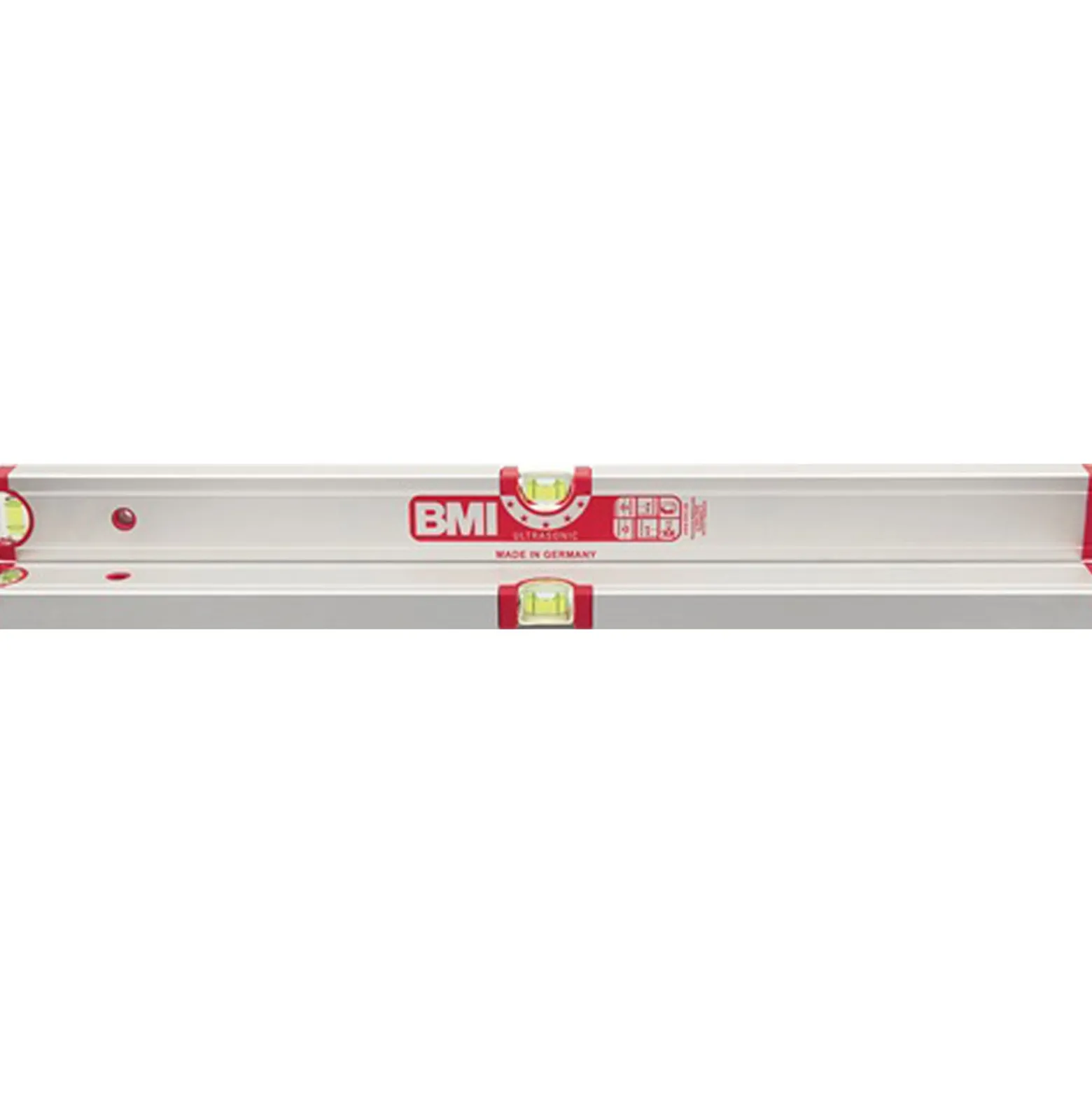 BMI Pfostenwasserwaage 692 60cm Alu.silber ± 0,5 mm/m - 692060-PFM