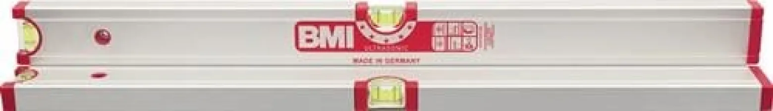 BMI Pfostenwasserwaage 692 60cm Alu.silber ± 0,5 mm/m - 692060-PFM