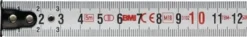 BMI Taschenbandmaß twoCOMP PT14 - 3m, mm/mm, rot/schwarz, mit Clip - 472341021