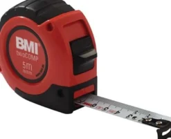 BMI Taschenbandmaß twoCOMP PT14 - 3m, mm/mm, rot/schwarz, mit Clip - 472341021