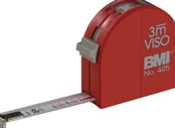BMI Taschenrollbandmaß VISO L.3m B.16mm mm/cm EG II PA Sichtfenster - 405341020