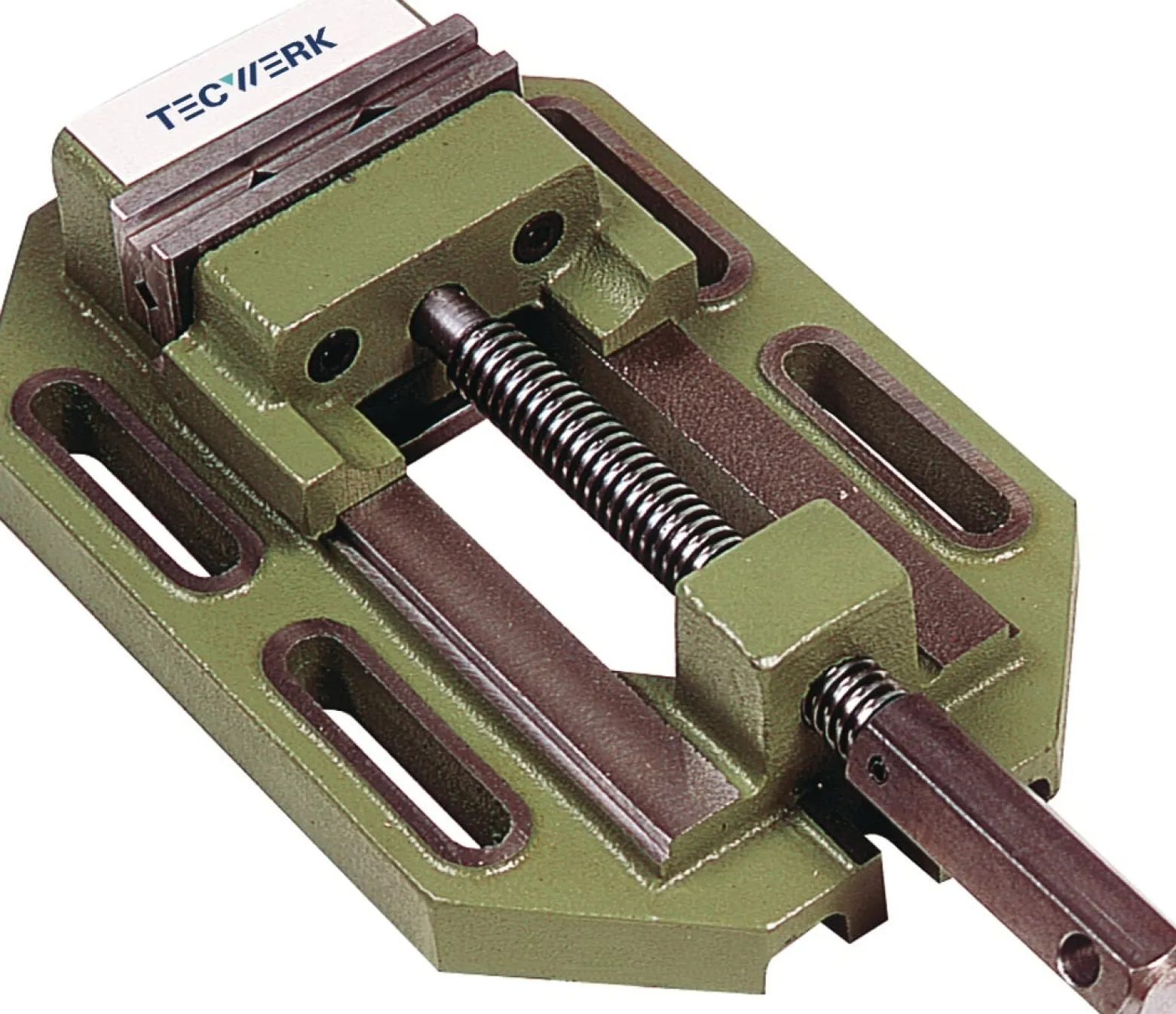 Bohrmaschinenschraubstock Backen-B.80mm Spann-W.70mm TECWERK