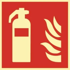 Brandschutzzeichen DIN EN ISO 7010 L200xB200 mm - 4011KHL20