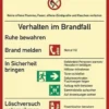 Brandschutzzeichen DIN EN ISO 7010 L210xB297mm Brandschutzordnung Folie