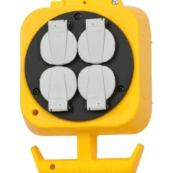 Brennenstuhl Druckluft Pendel Stromverteiler PSV D 4/1 5 m H05VV-F3G1.5 - 1151160100