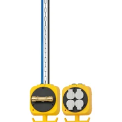 Brennenstuhl Druckluft Pendel Stromverteiler PSV D 4/1 5 m H05VV-F3G1.5 - 1151160100