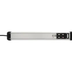 Brennenstuhl Premium-Alu-Line Steckdosenleiste mit Schalter 10-fach 3 m H05VV-F 3G1,5 - 1391030000