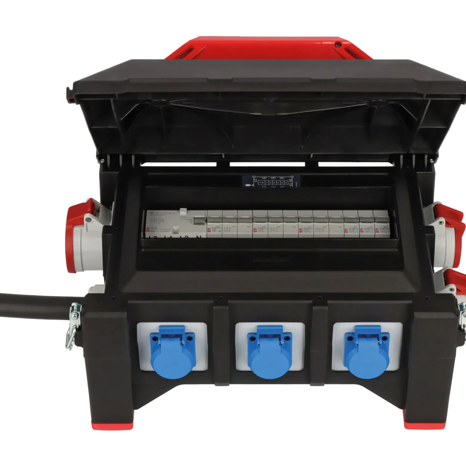 Brennenstuhl Profi Stromverteiler BSV 5-63A FI - 9150630161