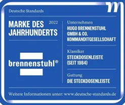 BRENNENSTUHL Steckdosenblock Super Solid SL 554 16 A 230 V Steckd.5 2m H07RN-F 3x1,5 mm² - 1159900205