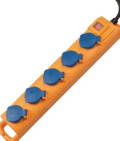 BRENNENSTUHL Steckdosenblock Super Solid SL 554 16 A 230 V Steckd.5 2m H07RN-F 3x1,5 mm² - 1159900205