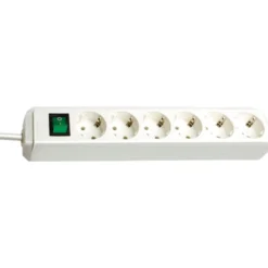 BRENNENSTUHL Steckdosenleiste Eco Line 16 A 250 V Steckd.6 1,5m H05VV-F 3x1,5mm² - 1 15952 0 015