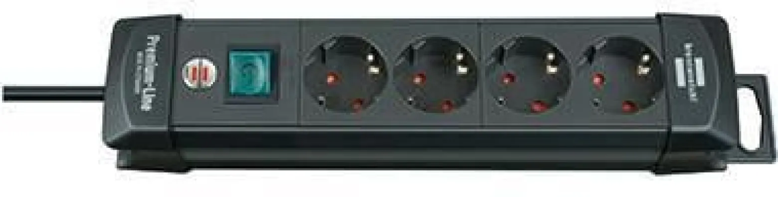 brennenstuhl Steckdosenleiste Premium-Line 1951140100 4fach sw
