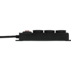 Brennenstuhl Steckdosenverteiler mit Schalter IP44 3-fach schwarz 2 m H07RN-F 3G1,5 - 1159950013