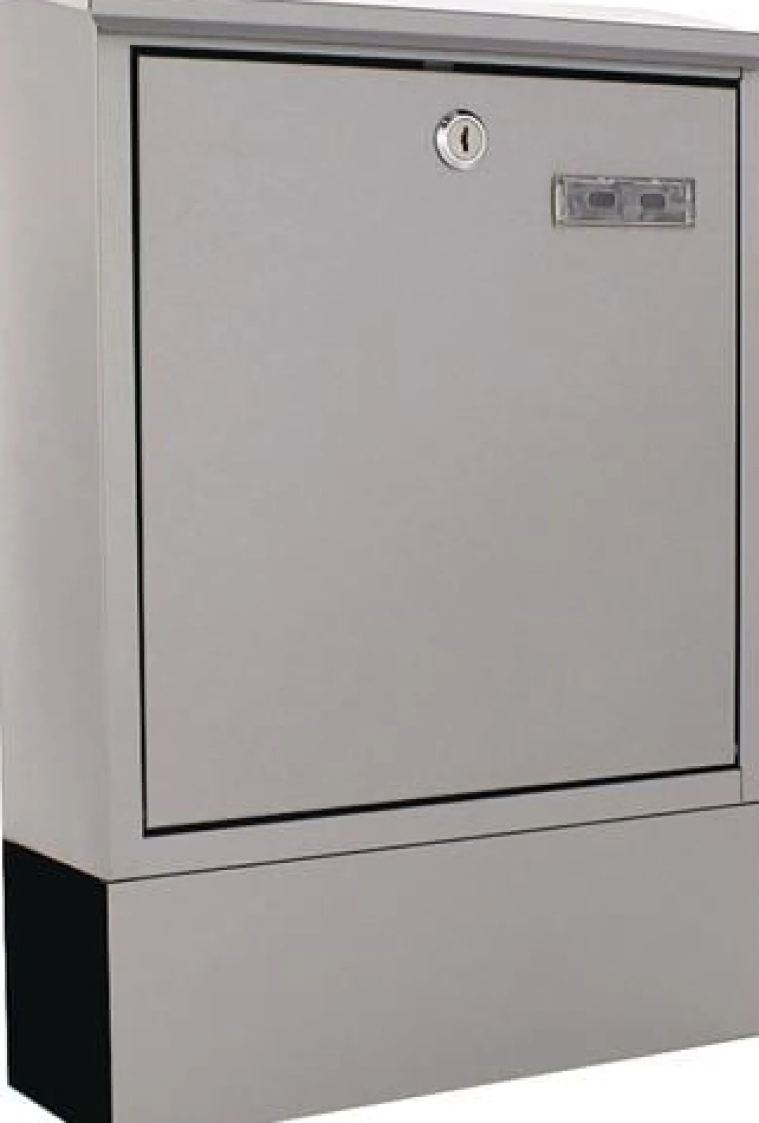 Briefkasten Libro H.435mm B.300mm T.100mm grau VA DIN C4 ROTTNER