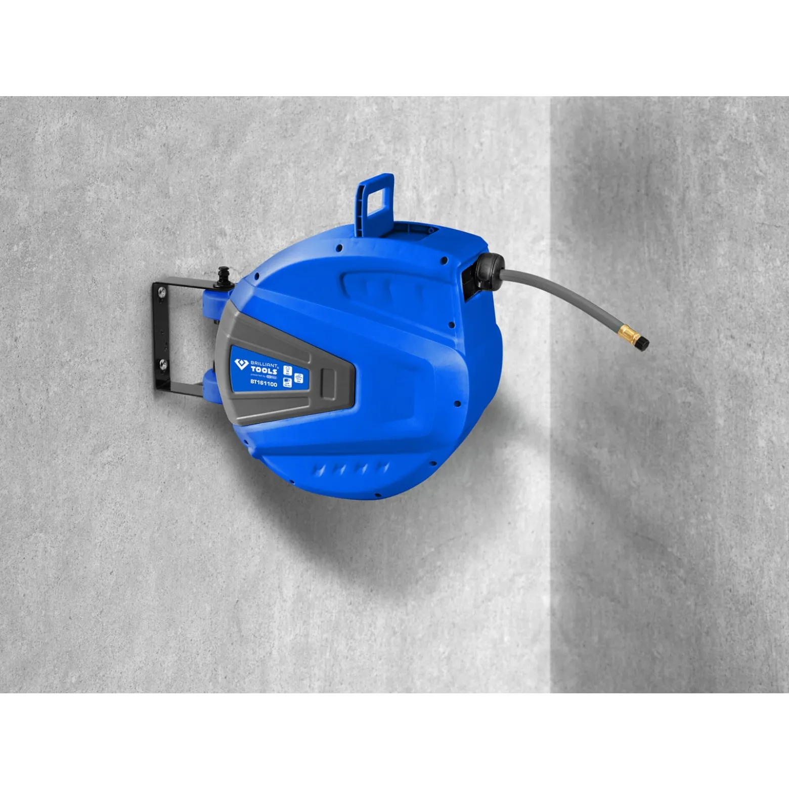 BRILLIANT TOOLS Automatischer Druckluftschlauch-Aufroller Ø 10 mm x 15 m - BT161100