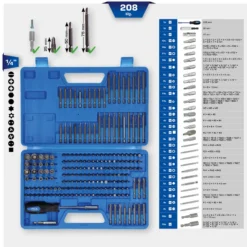 BRILLIANT TOOLS Bit-Satz 208tlg. - BT053208