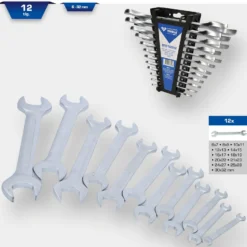 BRILLIANT TOOLS Doppel-Maulschlüssel-Satz 12tlg. - BT010012