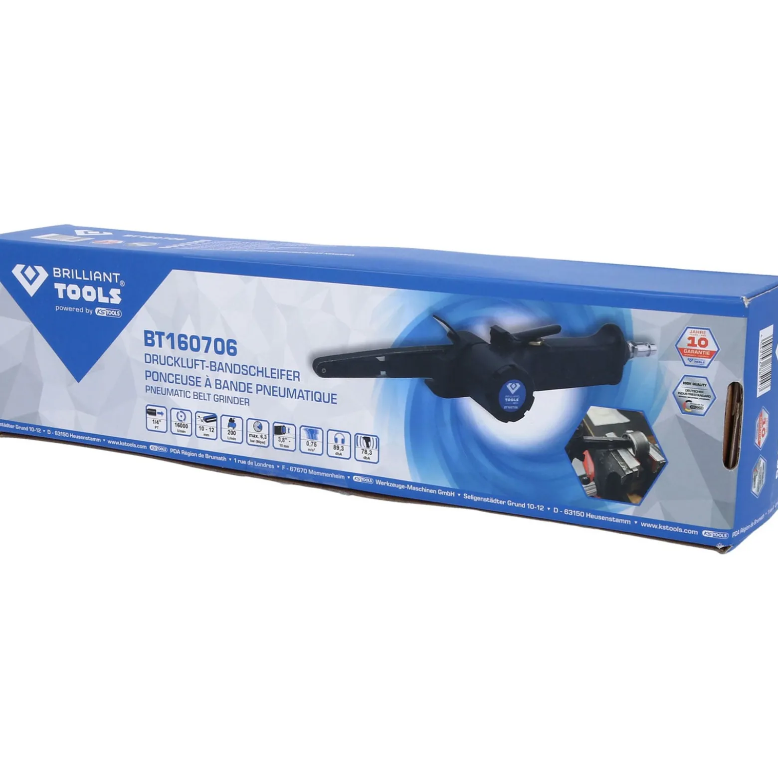 BRILLIANT TOOLS Druckluft-Bandschleifer - BT160706