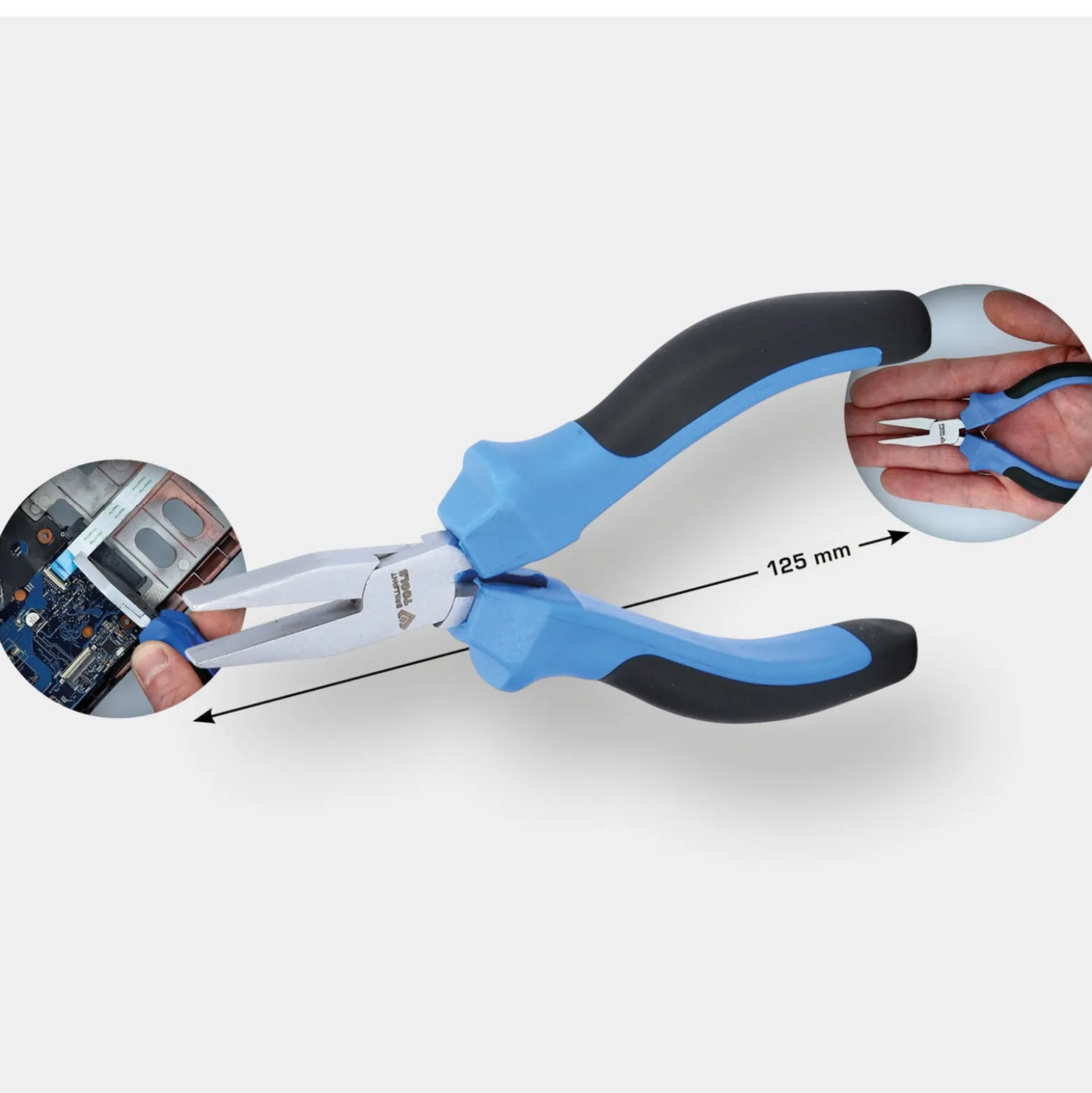 BRILLIANT TOOLS Feinmechanik-Flachzange - BT067604
