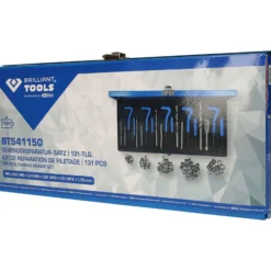 BRILLIANT TOOLS Gewindereparatur-Satz 146tlg. - BT541150