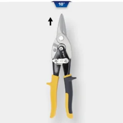 BRILLIANT TOOLS Hebel-Blechdurchgangsschere gerader Schnitt - BT067202