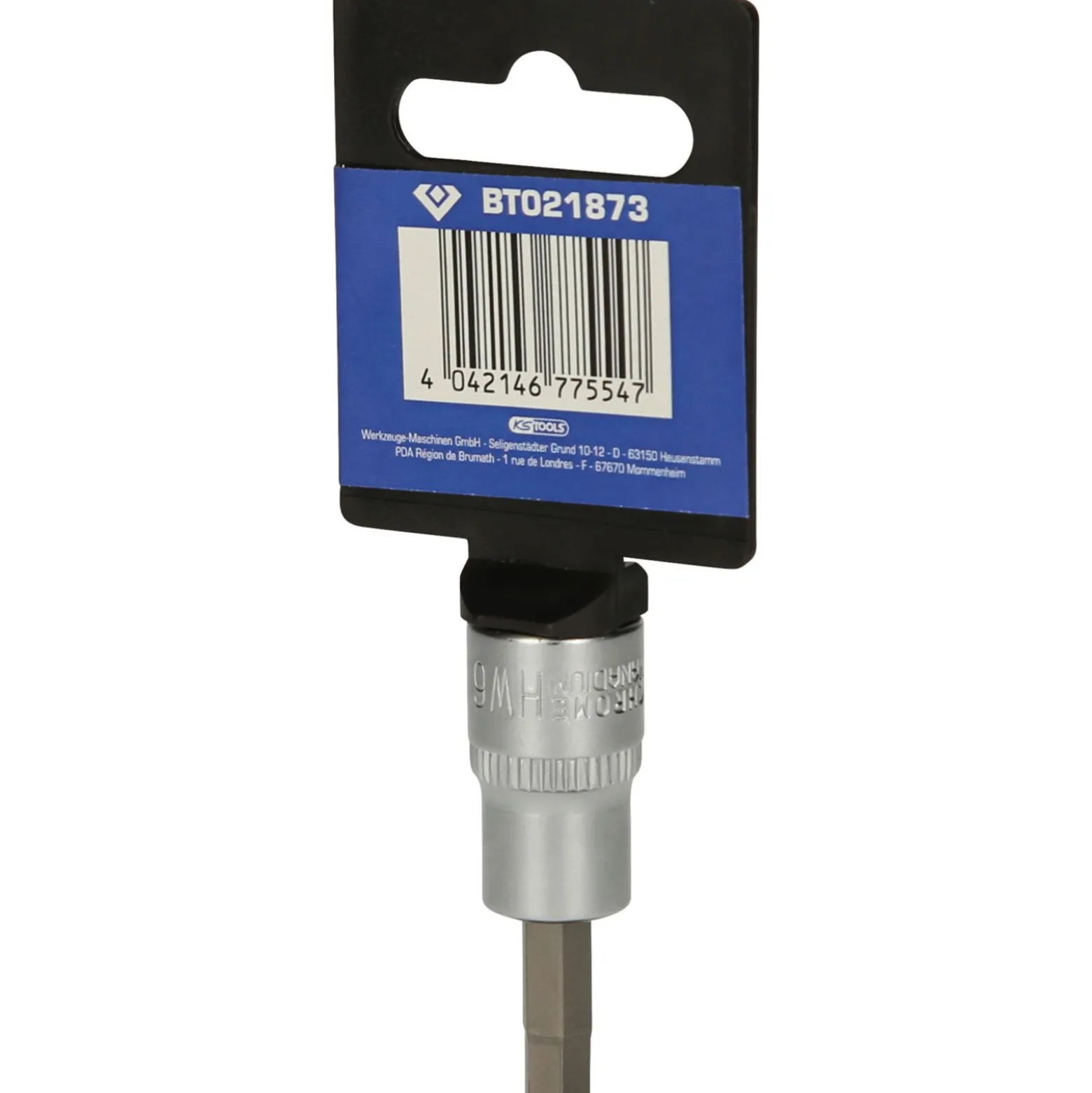 BRILLIANT TOOLS 3/8" Innensechskant Bit-Stecknuss 6 mm - BT021873