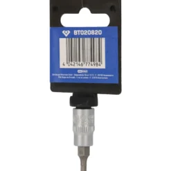 BRILLIANT TOOLS 1/4" Innensechskant Bit-Stecknuss 3 mm - BT020820