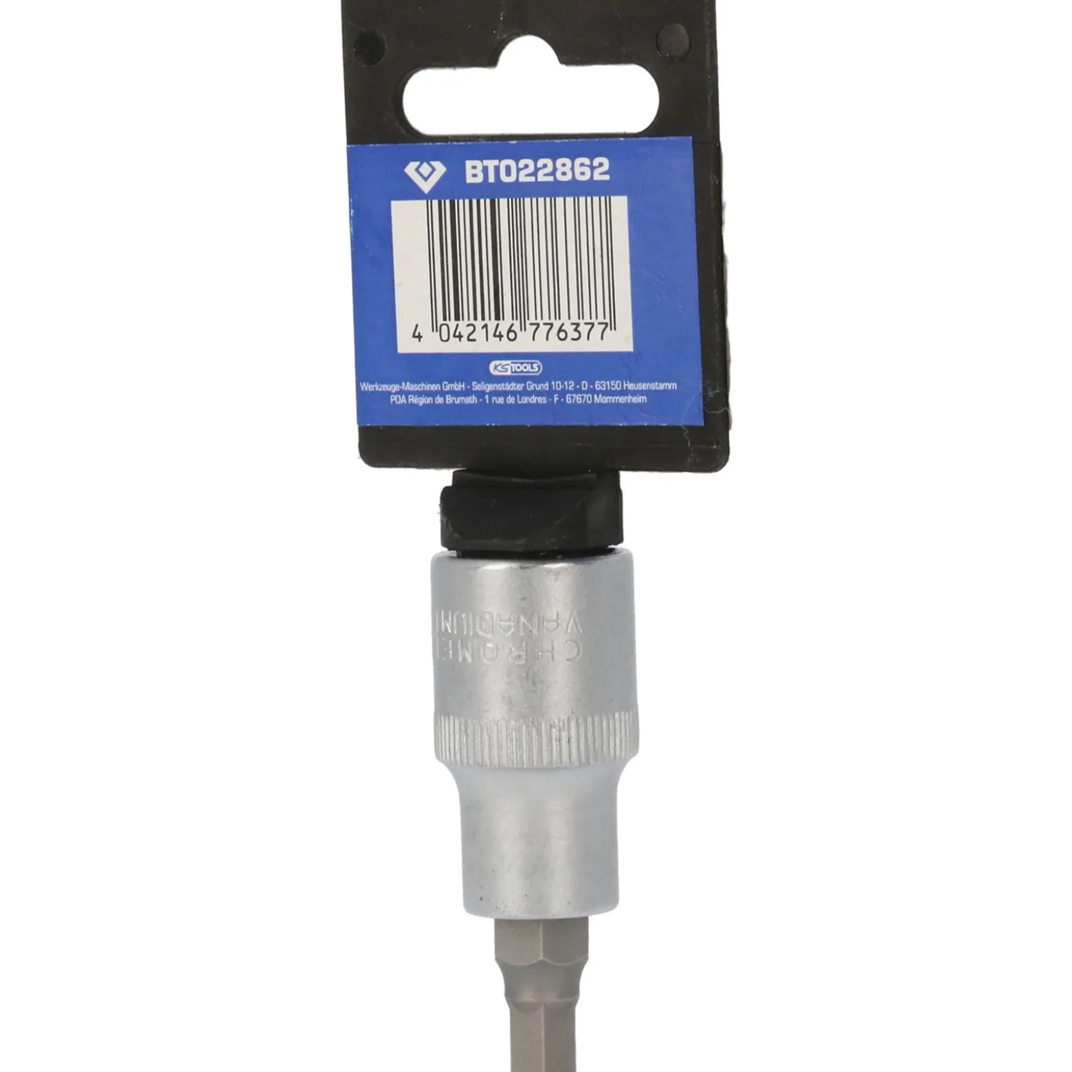 BRILLIANT TOOLS 1/2" Innensechskant Bit-Stecknuss 55 mm lang 7 mm - BT022862