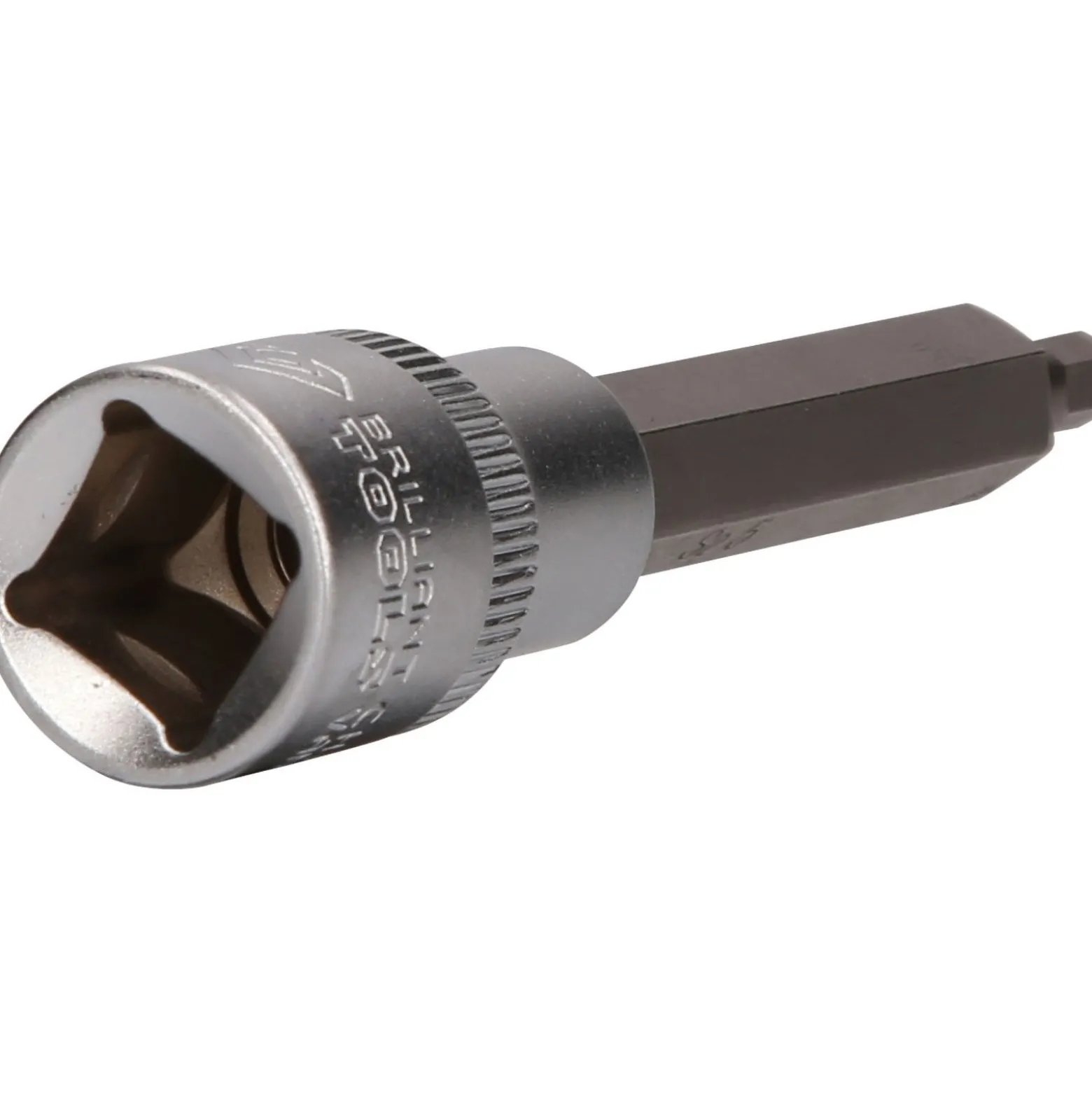 BRILLIANT TOOLS 1/2" Innensechskant Bit-Stecknuss 100 mm lang 5 mm - BT022870
